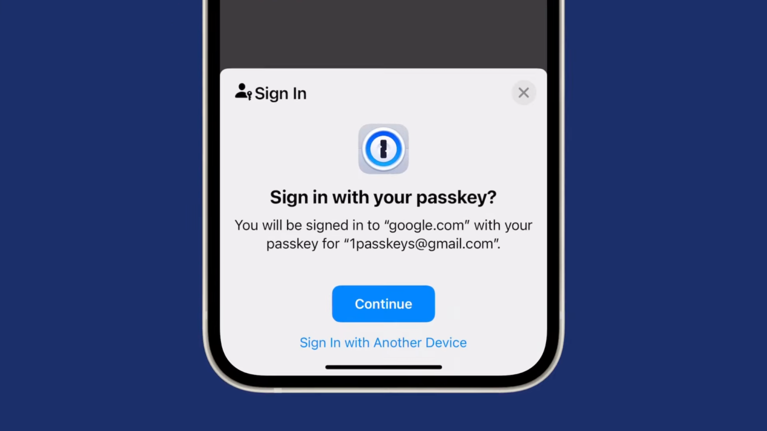 iOS 版密码管理器 1Password 升级，为苹果 iPhone / iPad 添加 Passkey 支持